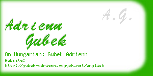 adrienn gubek business card